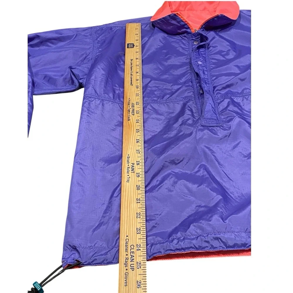 Patagonia Jacket Women MED Purple‎ Logo Full Zip Windbreaker Outdoor Hike Light